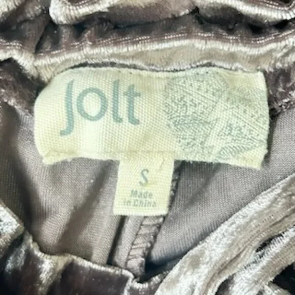 NWOT Mocha Crushed Velvet Velour Very Soft Relaxed Fit Joggers Pants - Picture 9 of 14